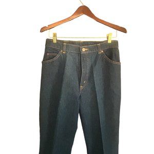 VTG 1970’s Chic by H.I.S. High-Waisted Dark Wash Denim Jeans Made in USA